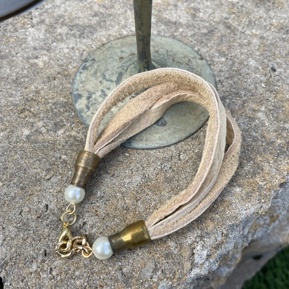 Leather wrap bracelet